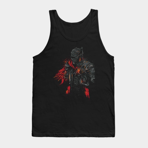 Red Knight Tank Top by DrMonekers